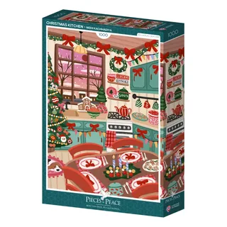 Puzzle La Cuisine de Noël - 1000 pièces from Pieces & Peace – box 2 of 2