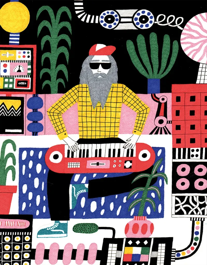 Puzzle Le Musicien Barbu - 500 à 999 pièces de Pieces & Peace – boîte