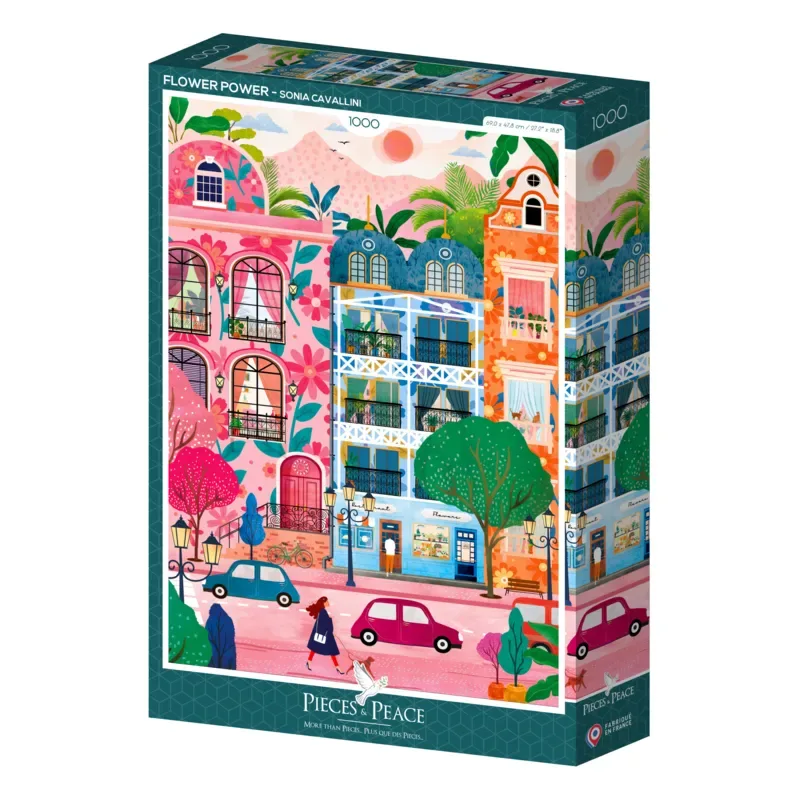 Puzzle Le Pouvoir des Fleurs - 1000 pièces de Pieces & Peace – boîte 2 sur 2