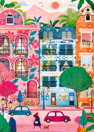 Puzzle Le Pouvoir des Fleurs - 1000 pièces de Pieces & Peace – boîte 1 sur 2