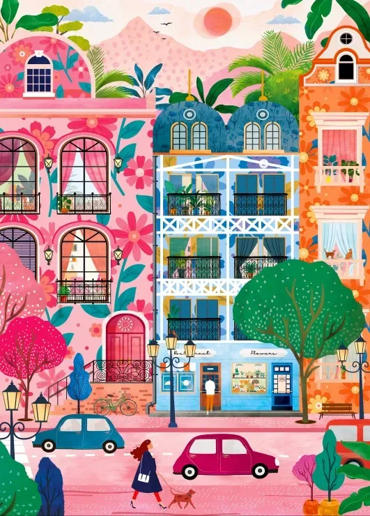Puzzle Le Pouvoir des Fleurs - 1000 pièces de Pieces & Peace – boîte