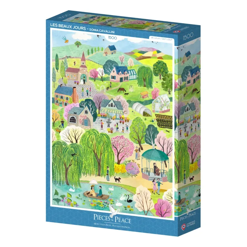 Puzzle Les Beaux Jours - 1500 pièces de Pieces & Peace – boîte 2 sur 2