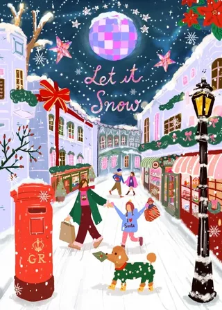 Puzzle Let it Snow - Londres - 500 à 999 pièces van Pieces & Peace – doos 1 van 2