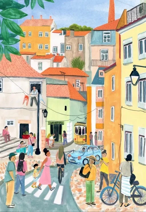 Puzzle Lisbonne - 1000 pièces de Pieces & Peace – boîte