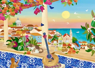 Puzzle Lisbonne, Portugal - 500 à 999 pièces de Pieces & Peace – boîte 1 sur 2