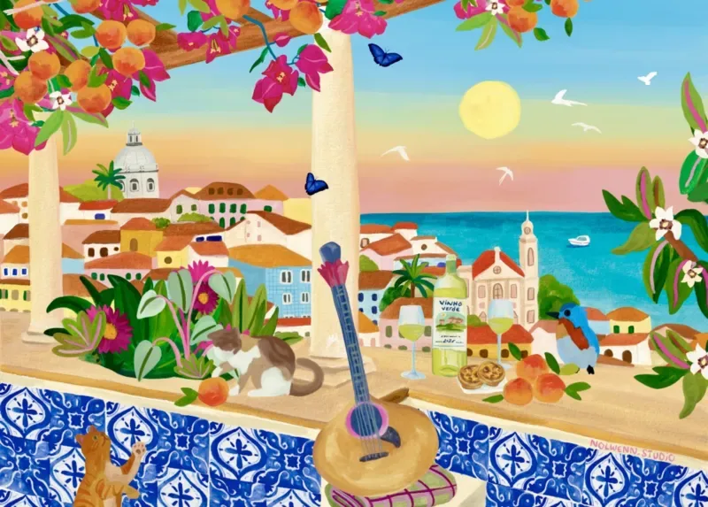 Puzzle Lisbonne, Portugal - 500 à 999 pièces de Pieces & Peace – boîte 1 sur 2