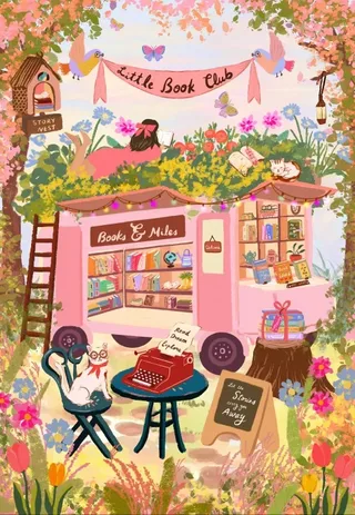 Puzzle Livres Itinérants von Pieces & Peace – Schachtel 1 von 2