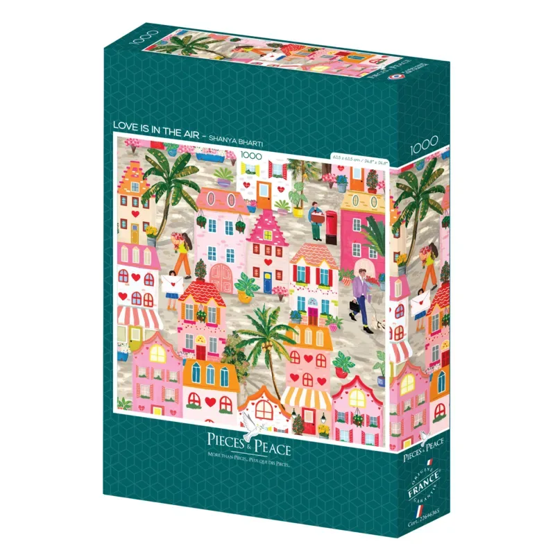Puzzle Love is in the Air - 1000 pièces de Pieces & Peace – boîte 2 sur 2