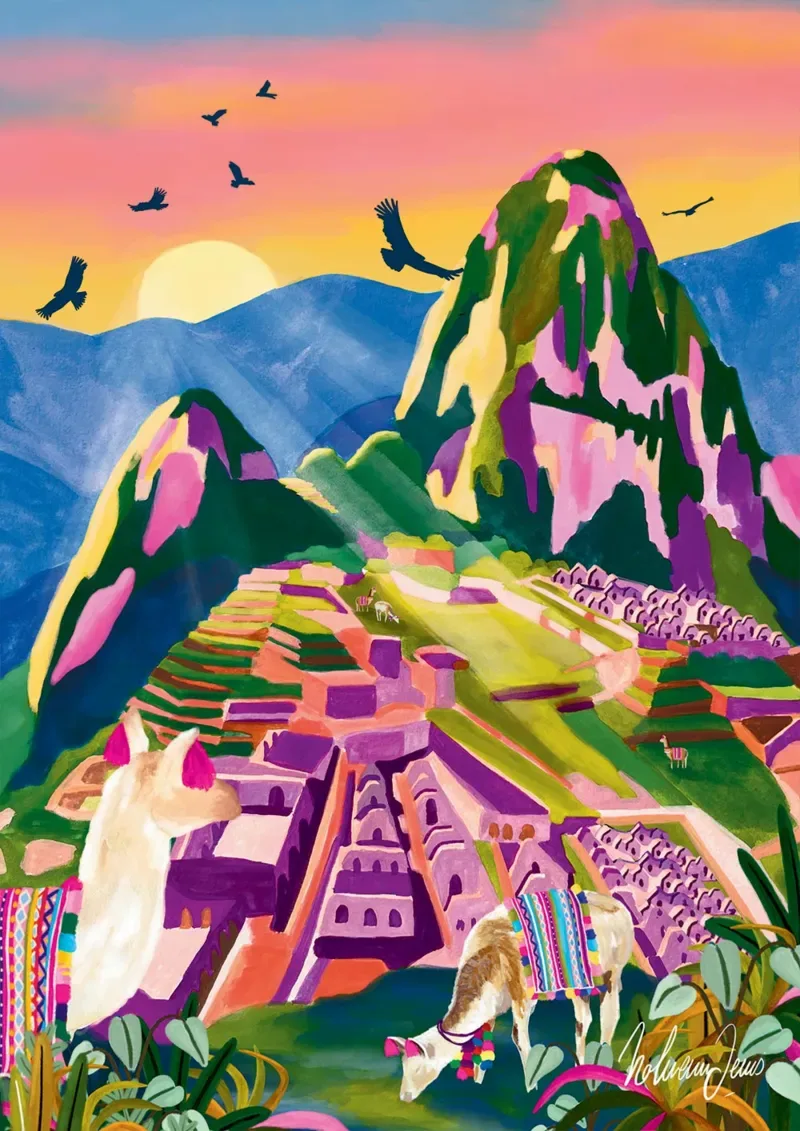 Puzzle Machu Picchu - 1000 pièces de Pieces & Peace – boîte