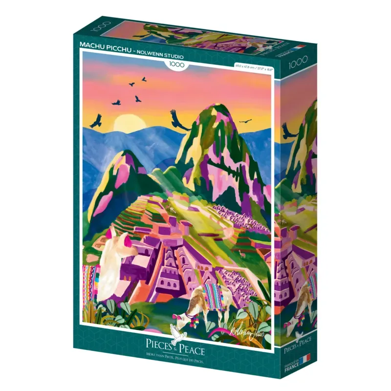 Puzzle Machu Picchu - 1000 pièces de Pieces & Peace – boîte 2 sur 2
