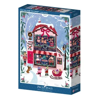 Puzzle Magasin de Jouets du Vieux-Village - 500 à 999 pièces fra Pieces & Peace – æske 2 af 2