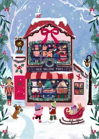 Puzzle Magasin de Jouets du Vieux-Village - 500 à 999 pièces fra Pieces & Peace – æske 1 af 2