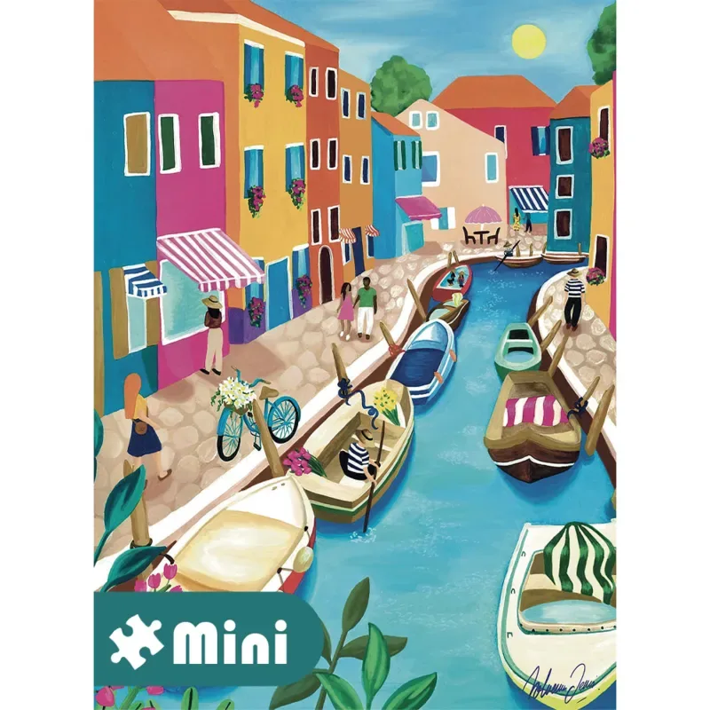 Puzzle Mini Puzzle - Burano fra Pieces & Peace – æske