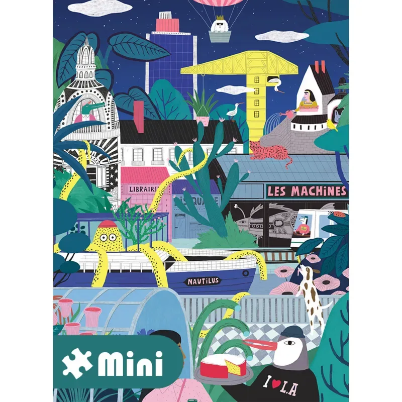 Puzzle Mini Puzzle - Nantes Extraordinaire de Nuit de Pieces & Peace – boîte