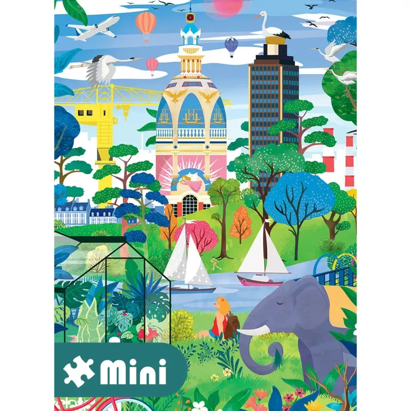 Puzzle Mini Puzzle - Nantes Fantastique van Pieces & Peace – doos