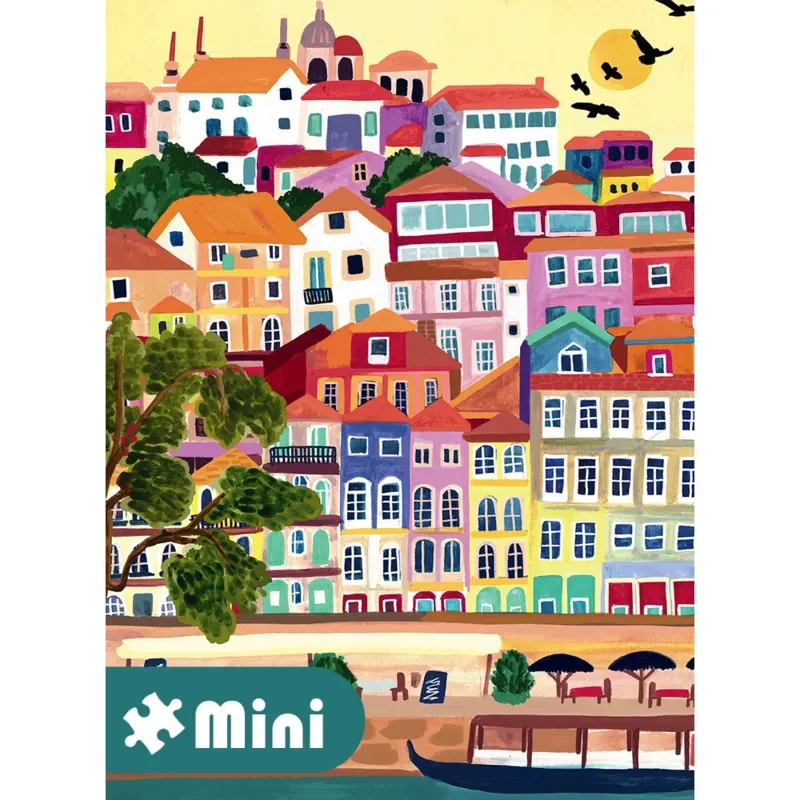 Puzzle Mini Puzzle - Porto - Portugal de Pieces & Peace – boîte