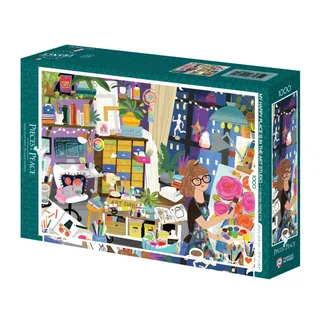 Puzzle Mon Lieu Préféré : l'Atelier d'Art - 1000 pièces von Pieces & Peace – Schachtel 2 von 2