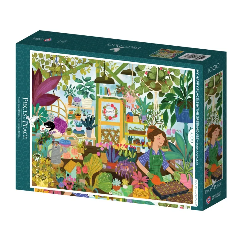 Puzzle Mon Lieu Préféré : la Serre - 1000 pièces from Pieces & Peace – box 2 of 2