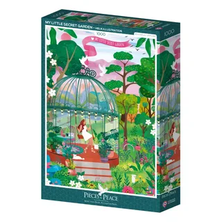 Puzzle Mon Petit Jardin Secret - 1000 pièces van Pieces & Peace – doos 2 van 2