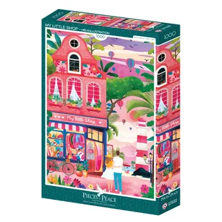 Puzzle Mon Petit Magasin - 1000 pièces von Pieces & Peace – Schachtel 2 von 2
