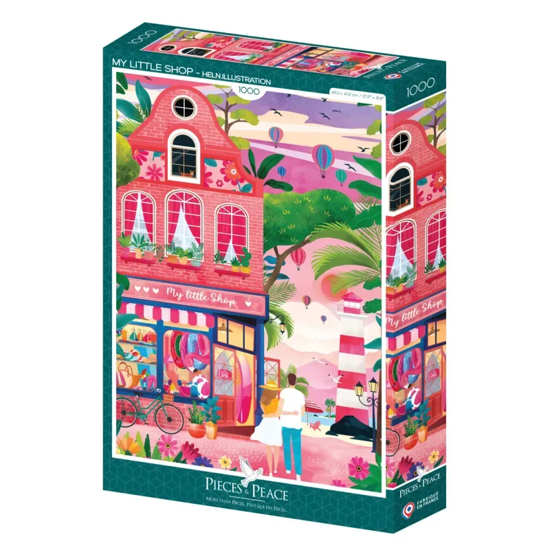 Puzzle Mon Petit Magasin - 1000 pièces von Pieces & Peace – Schachtel 2 von 2