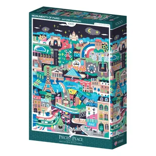 Puzzle Monuments de Paris - 1000 pièces from Pieces & Peace – box 2 of 2