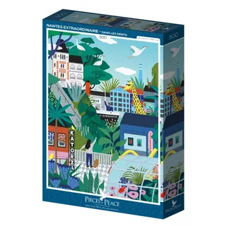 Puzzle Nantes Extraordinaire - 500 à 999 pièces de Pieces & Peace – boîte 2 sur 2