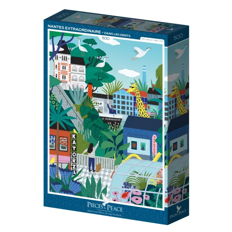 Puzzle Nantes Extraordinaire - 500 à 999 pièces de Pieces & Peace – boîte 2 sur 2