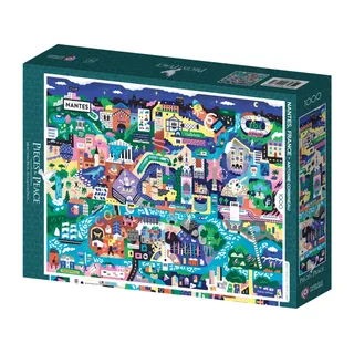 Puzzle Nantes, France - 1000 pièces de Pieces & Peace – boîte 2 sur 2