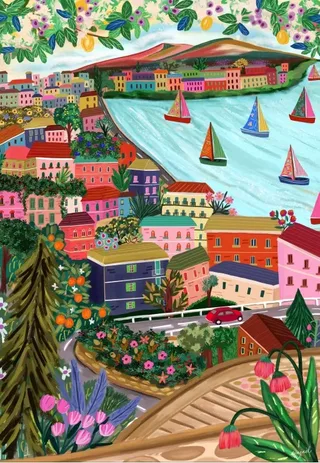 Puzzle Naples, Italie - 1000 pièces van Pieces & Peace – doos 1 van 2