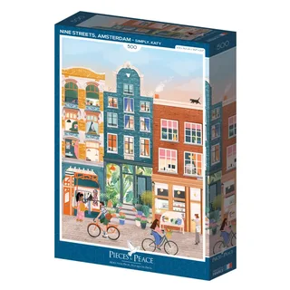 Puzzle Neuf Rues, Amsterdam - 500 à 999 pièces von Pieces & Peace – Schachtel 2 von 2
