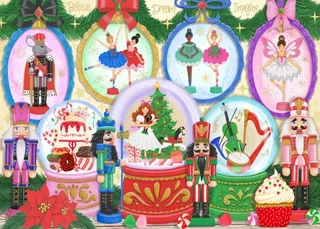 Puzzle Noël de Casse-Noisette - 500 à 999 pièces van Pieces & Peace – doos 1 van 2