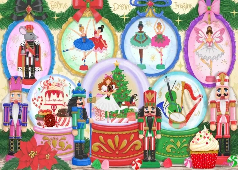 Puzzle Noël de Casse-Noisette - 500 à 999 pièces van Pieces & Peace – doos 1 van 2