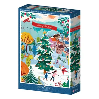 Puzzle Noël Féérique - 500 à 999 pièces von Pieces & Peace – Schachtel 2 von 2