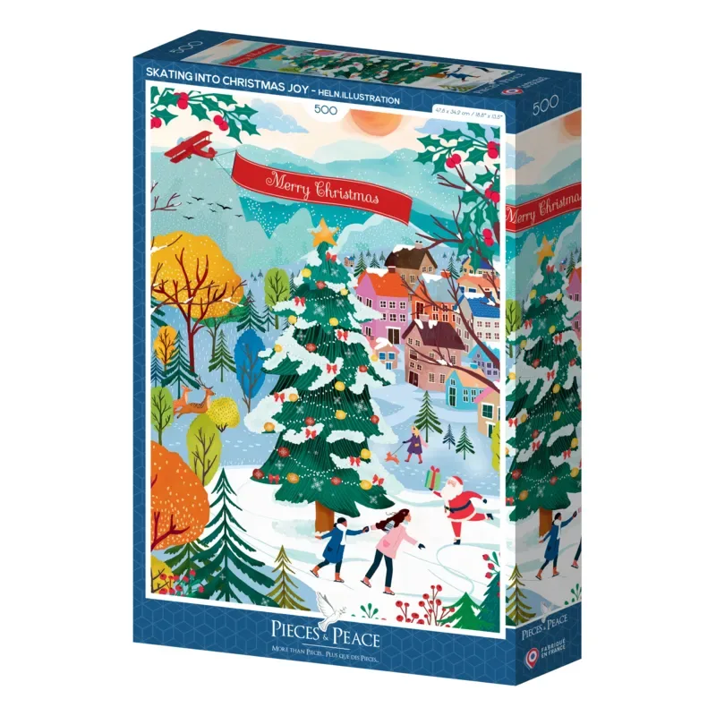 Puzzle Noël Féérique - 500 à 999 pièces von Pieces & Peace – Schachtel 2 von 2