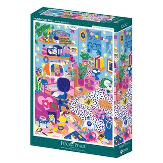 Puzzle Nostalgie 90s - 1000 pièces van Pieces & Peace – doos 2 van 2