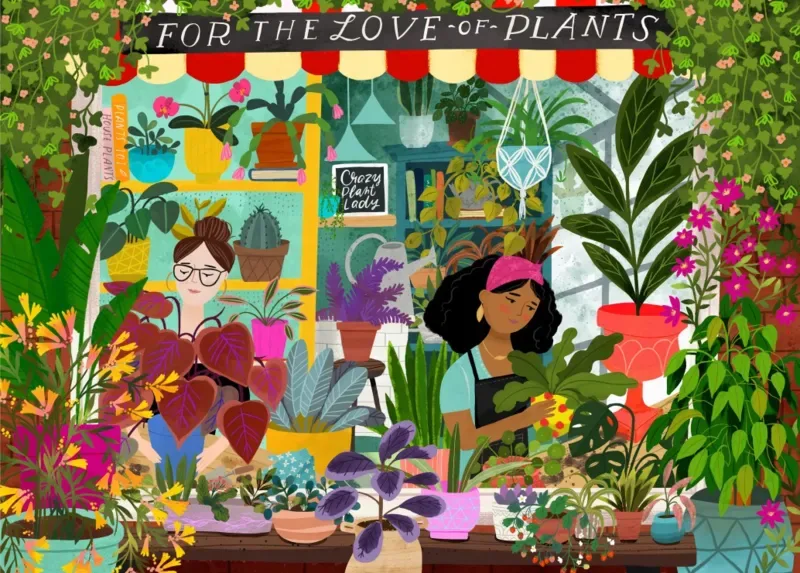 Puzzle Par Amour des Plantes - 500 à 999 pièces de Pieces & Peace – boîte 1 sur 2
