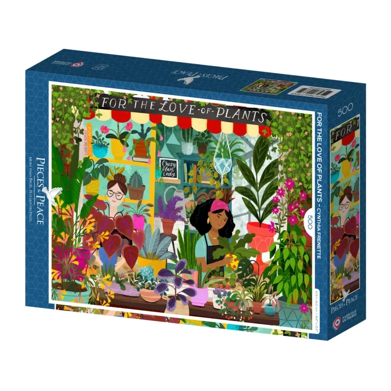 Puzzle Par Amour des Plantes - 500 à 999 pièces de Pieces & Peace – boîte 2 sur 2