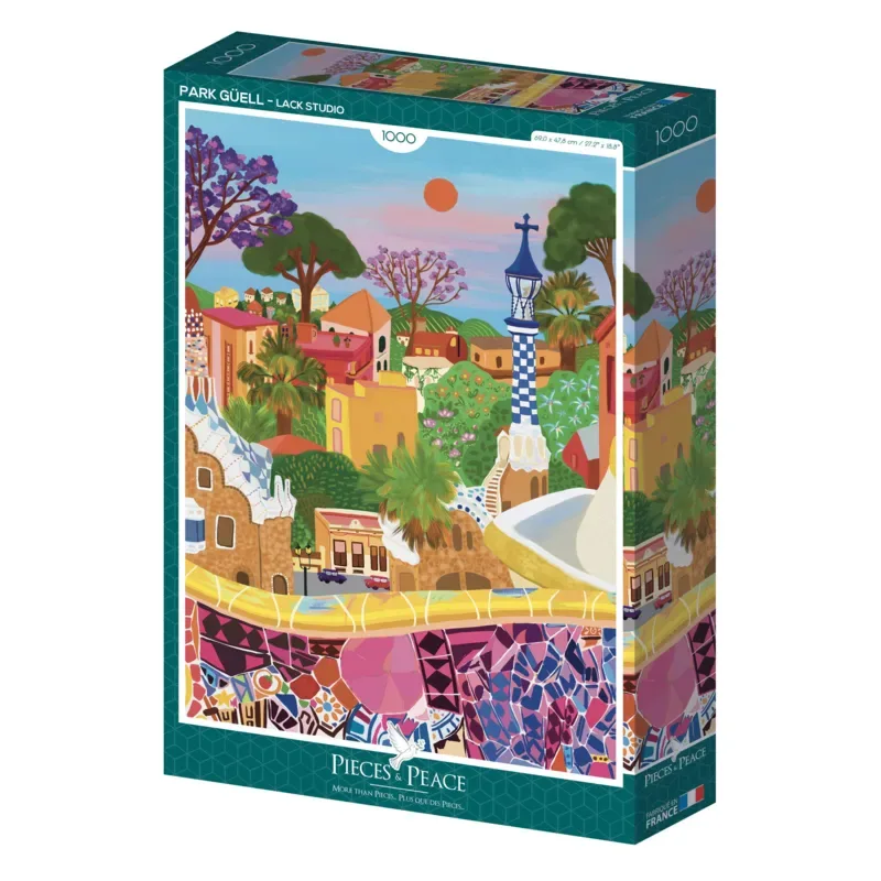 Puzzle Parc Güell - 1000 pièces from Pieces & Peace – box 2 of 2