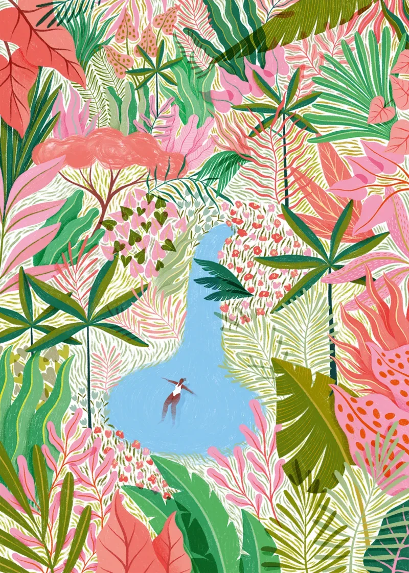 Puzzle Piscine Naturelle - 500 à 999 pièces de Pieces & Peace – boîte