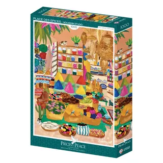 Puzzle Place des Epices - 1000 pièces from Pieces & Peace – box 2 of 2