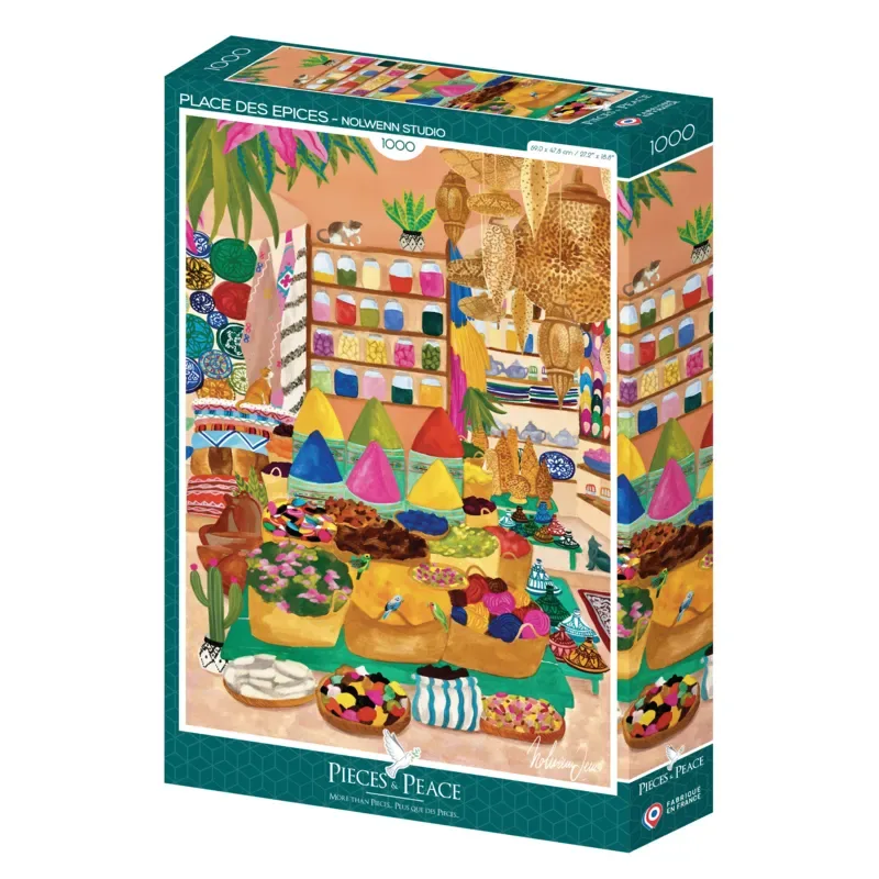Puzzle Place des Epices - 1000 pièces from Pieces & Peace – box 2 of 2