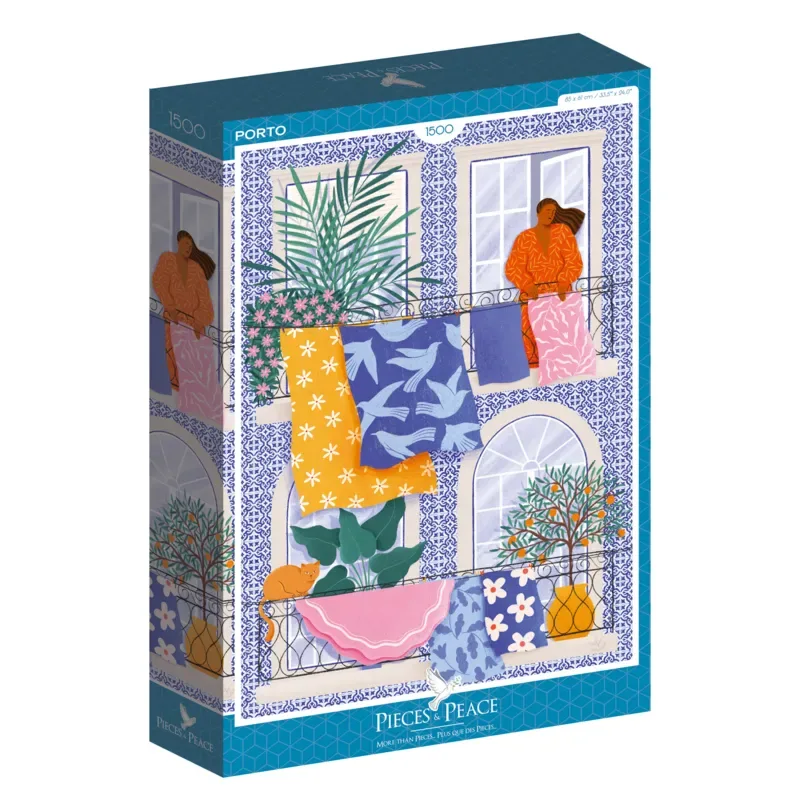 Puzzle Porto - 1500 pièces van Pieces & Peace – doos 2 van 2