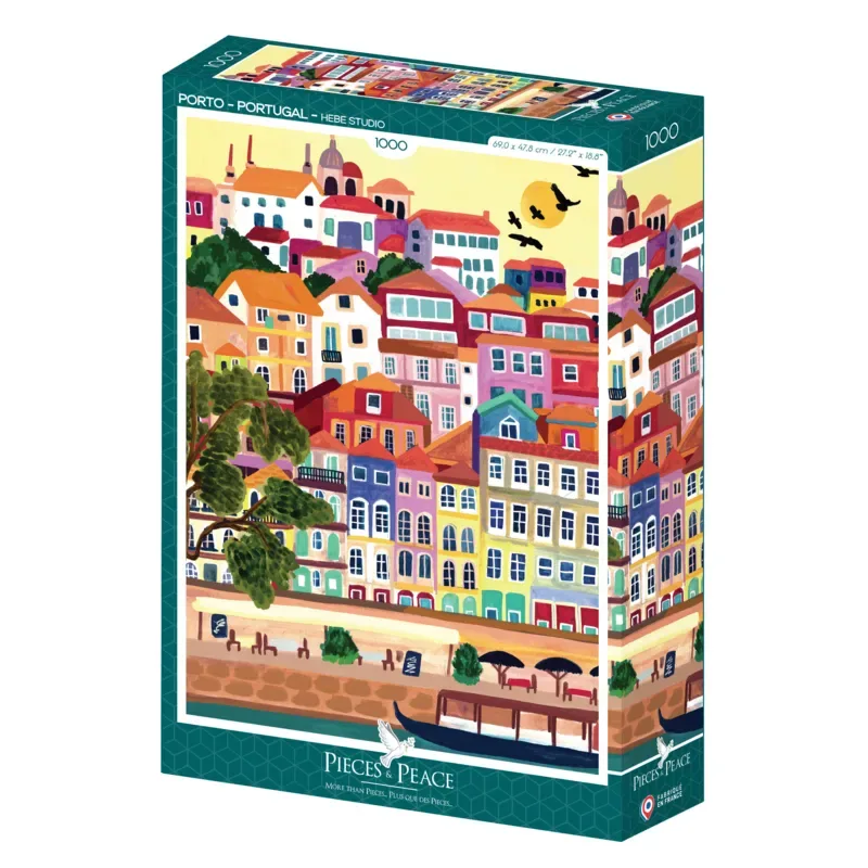 Puzzle Porto - Portugal - 1000 pièces de Pieces & Peace – boîte 2 sur 2