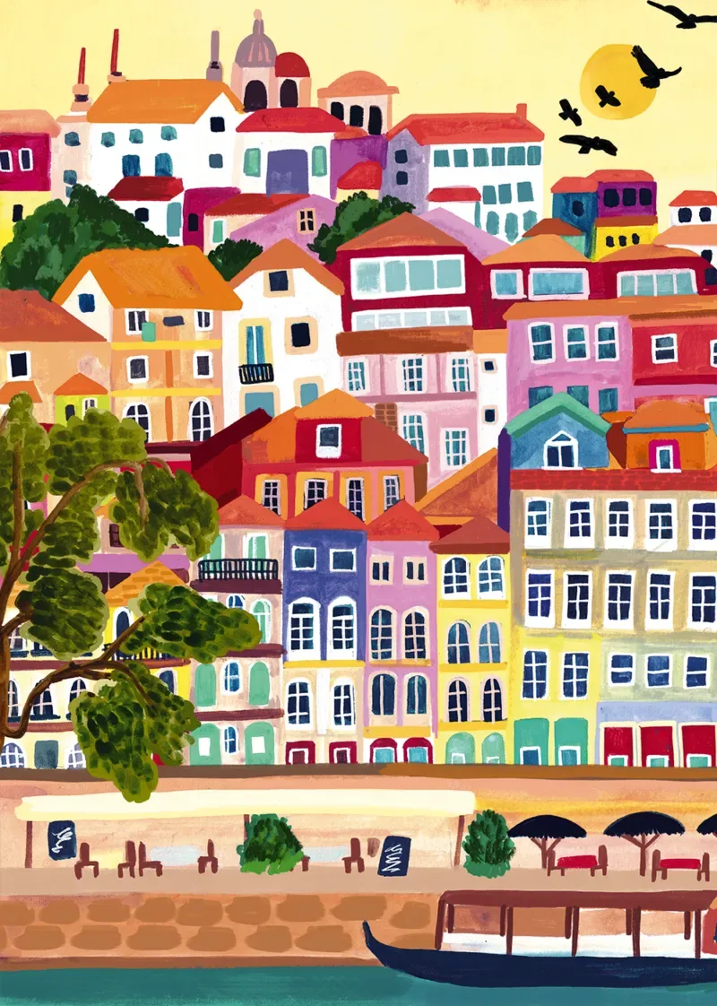 Puzzle Porto - Portugal - 500 à 999 pièces van Pieces & Peace – doos
