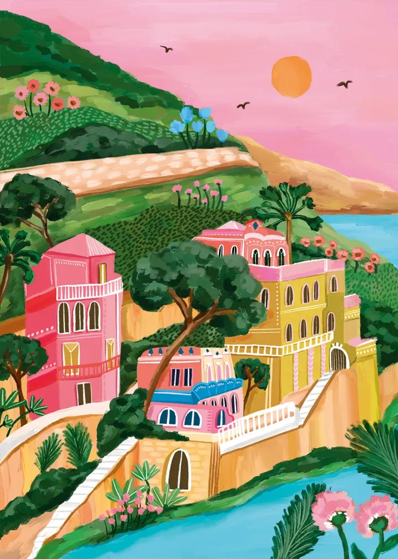 Puzzle Portofino - 500 à 999 pièces de Pieces & Peace – boîte