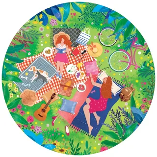 Puzzle Puzzle Rond - Le Pique Nique - 500 à 999 pièces från Pieces & Peace – kartong 1 av 2