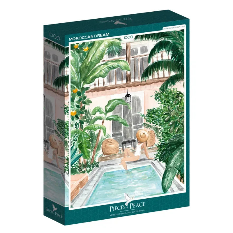 Puzzle Rêve Marocain - 1000 pièces van Pieces & Peace – doos 2 van 2