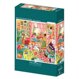Puzzle Salle de Musique avec Vue - 1000 pièces från Pieces & Peace – kartong 2 av 2