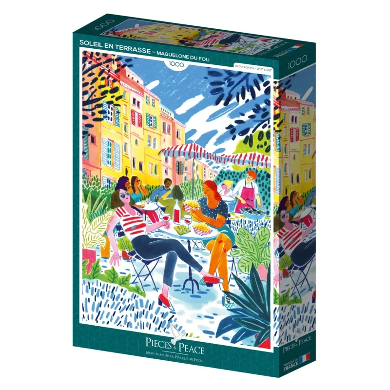 Puzzle Soleil en Terrasse - 1000 pièces from Pieces & Peace – box 2 of 2